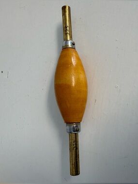Vintage Clock Winder Key Double Ended 325 / 375 Wood Handle PM India